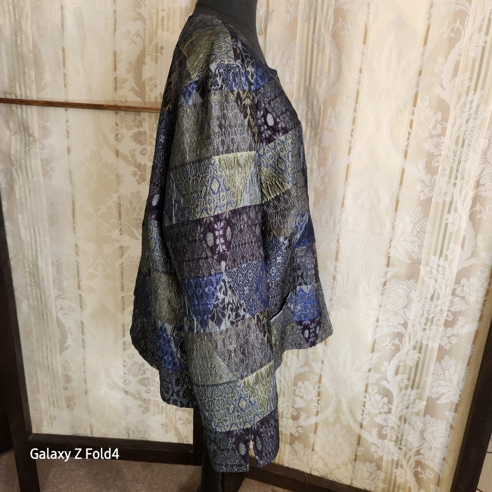 Patchwork Button-Up Jacket Norton Mcnaugton - image 3